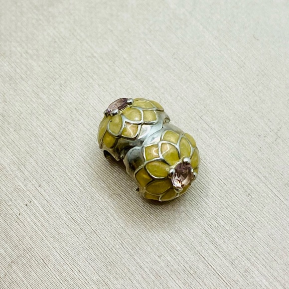 EUC Pandora 791828NBP Sterling Silver Blooming Dahlia Flower Clip Charm - Picture 10 of 13